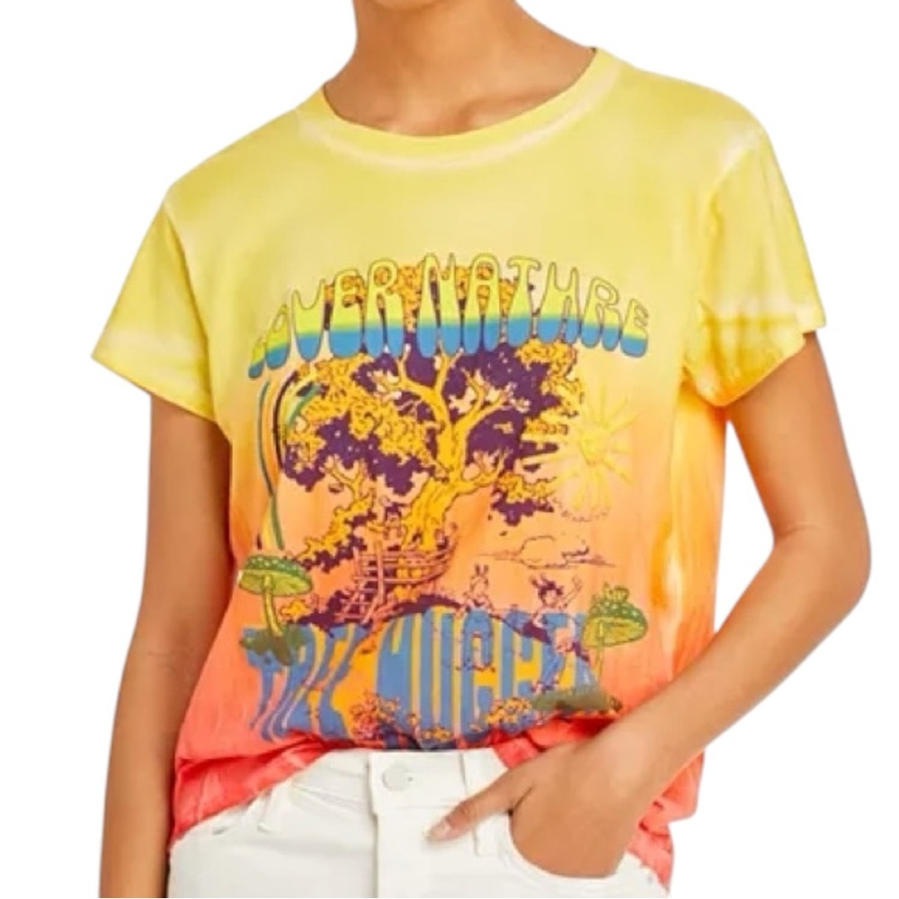 MOTHER The Boxy Goodie Goodie Tee in the "Lover Nature Tree Hugger" Sz S EUC